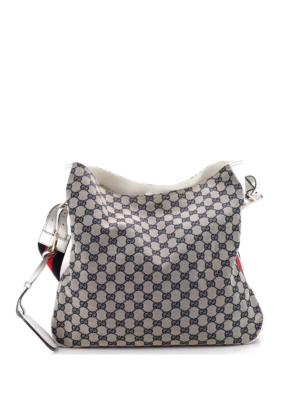 Gucci Heritage Web Hobo Gg Canvas #322988G97B